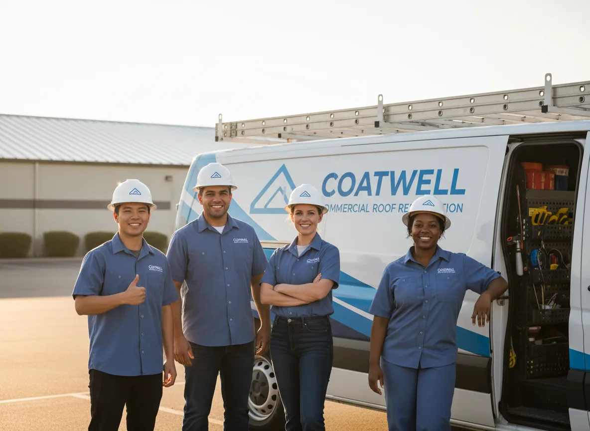 Commercial roof coating company in Burton, OH